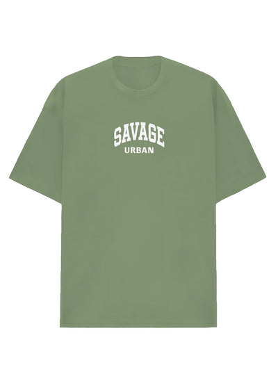 Camiseta Oversized Premium - Urban Savage Verde