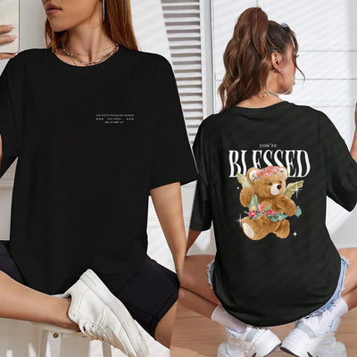 Camiseta Oversized Premium - Você é Abencoada