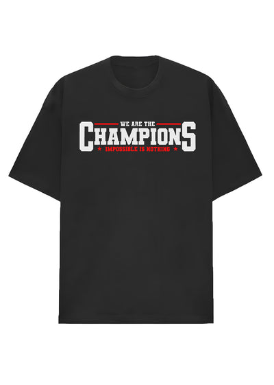 Camiseta Oversized Premium - We are the Champions