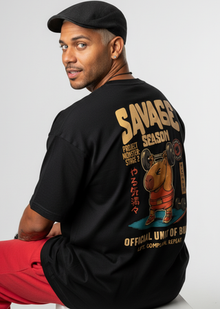 Camiseta Oversized Premium - Capybara