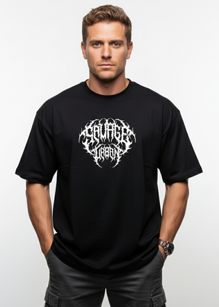 Camiseta Oversized Premium - Savage Urban Metal F
