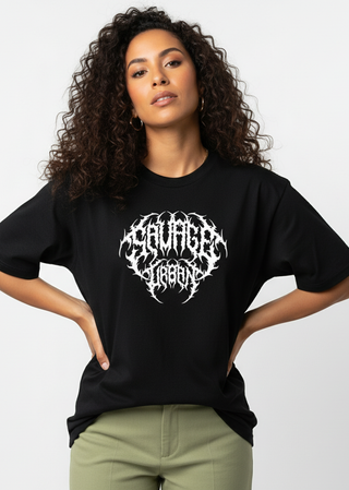 Camiseta Oversized Premium - Savage Urban Metal F