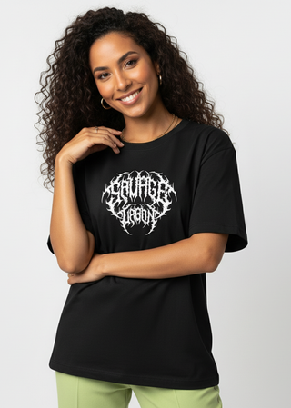Camiseta Oversized Premium - Savage Urban Metal F