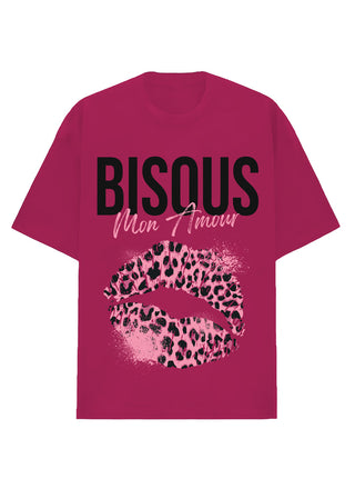 Camiseta Oversized Premium - Bisous Mon Amour