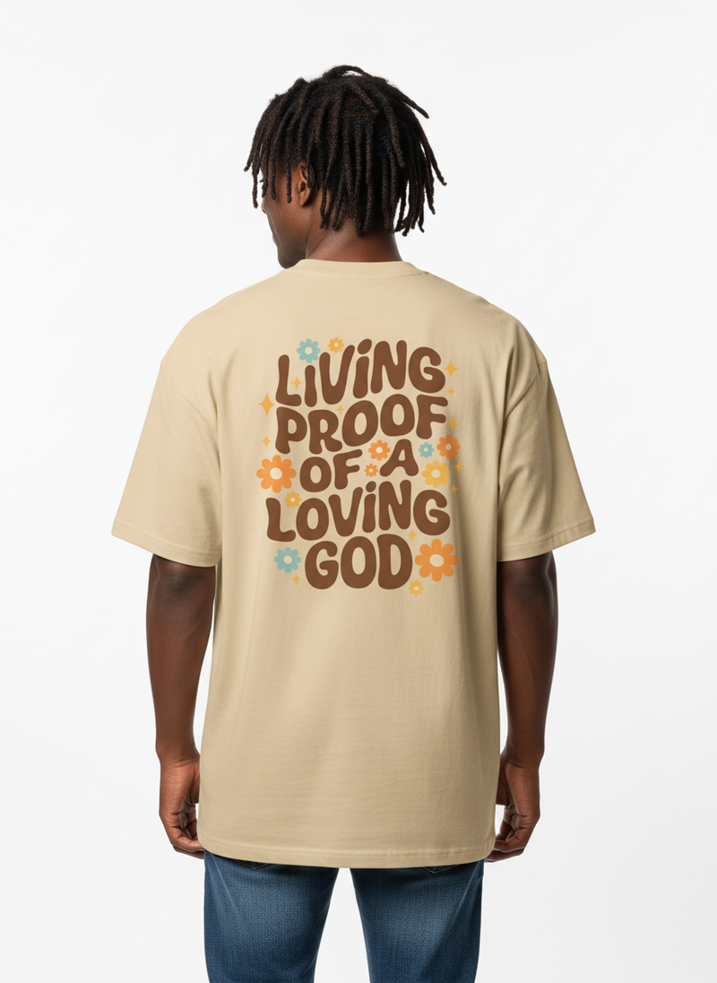 Camiseta Oversized Premium - Living Proof