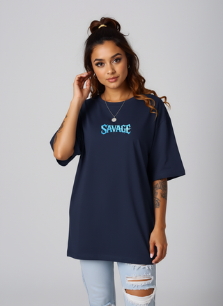 Camiseta Oversized Premium - Savage King Zeus