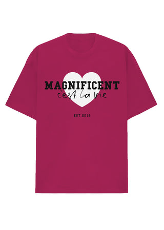 Camiseta Oversized Premium - Magnificent Cest La Vie