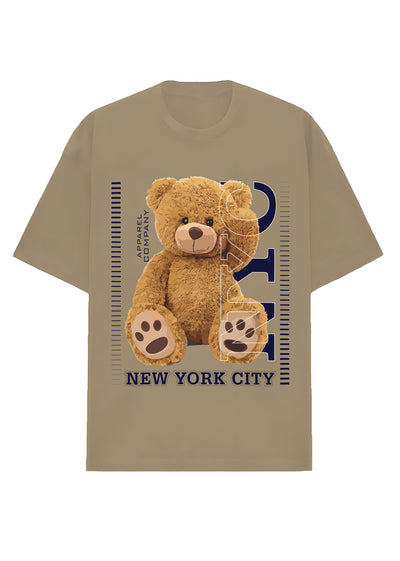 Camiseta Oversized Premium - NYC Bear