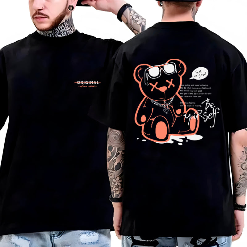 Camiseta Oversized Premium - Be Yourself Bear