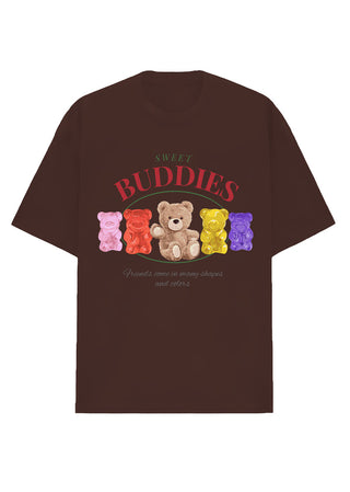 Camiseta Oversized Premium - Sweet Buddies