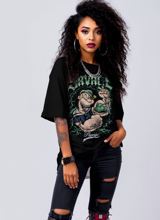 Camiseta Oversized Premium - Tank Popeye